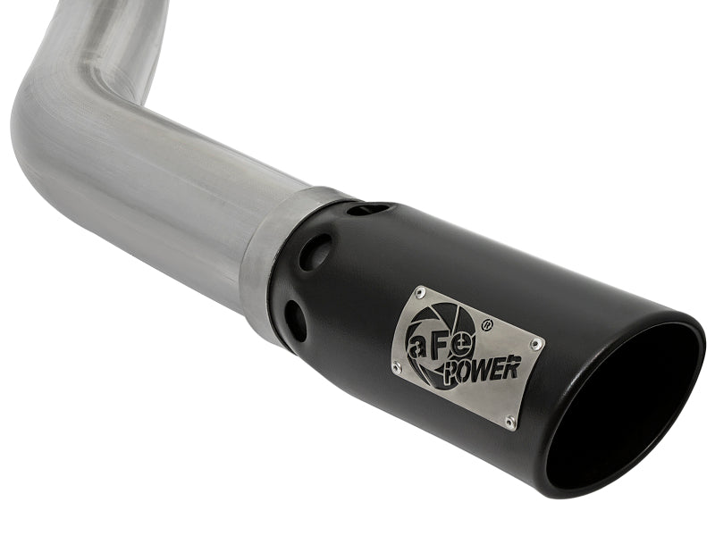afe Large Bore-HD DPF-Back Exhaust System Dodge Diesel Trucks 07.5-12 L6-6.7L (td)