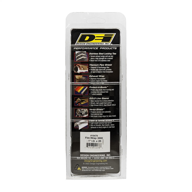 DEI 10478 - Fire Wrap 3000 1in I.D. x 2ft