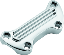 Load image into Gallery viewer, Bikers Choice Chrm Finned Hndlbar Clamp