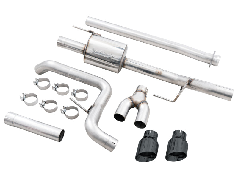 AWE Tuning 3015-23059 FITS AWE 0FG 21+ Ford F150 Dual Side Exit Cat-Back Exhaust - 4.5in Diamond Black Tips