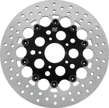 Load image into Gallery viewer, Twin Power 84-17 Big Twin Exc 11.8 and Lug Mount 84-13 XL Front 11.5 Floating Rotor W/Holes Black