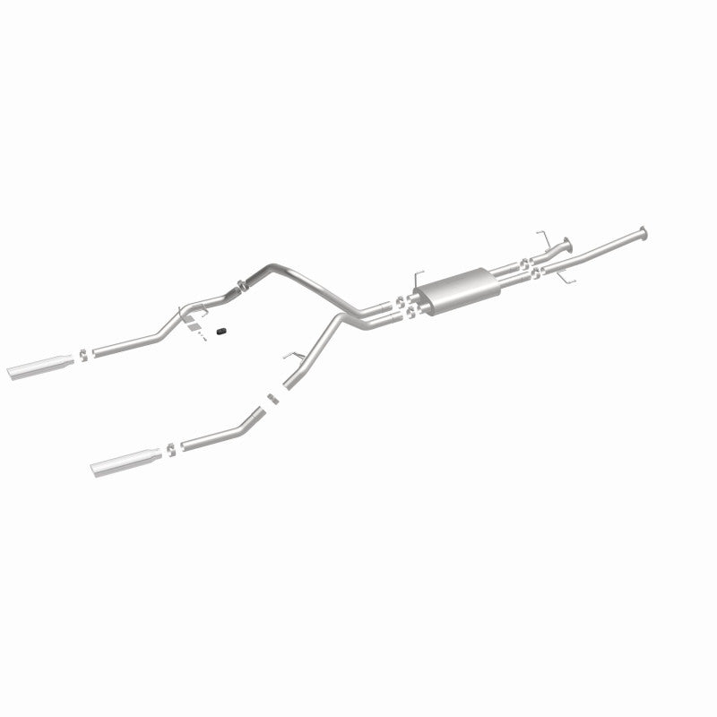 Magnaflow 15305 FITS: MagnaFlow 14 Toyota Tundra V8 4.6L/5.7L Stainless Cat Back Exhaust Dual Split Rear Exit