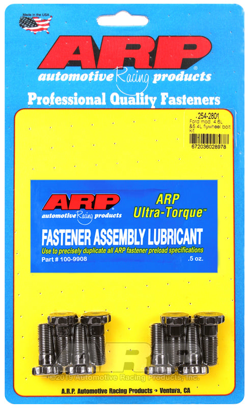 ARP 254-2801 FITS Ford 4.6/5.4L Modular V8 M10x1.0 Thread Size Flywheel Bolt Kit