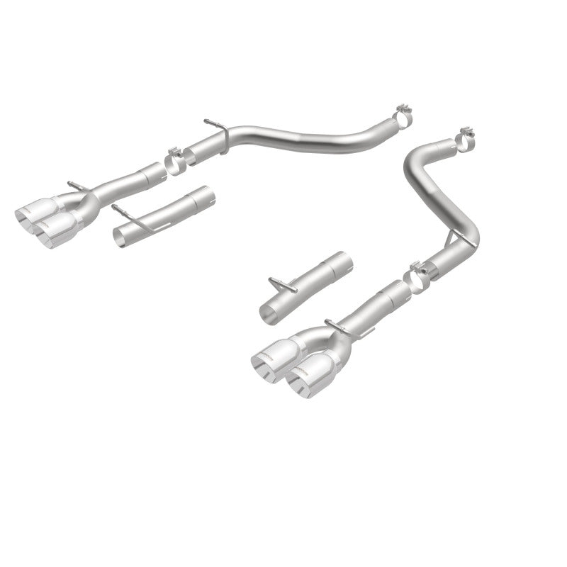 Magnaflow 19218 FITS: MagnaFlow Axle-Back, SS, 2.5in, Quad Split Rear 3.5in Tip 2015 Dodge Challenger 3.6L V6