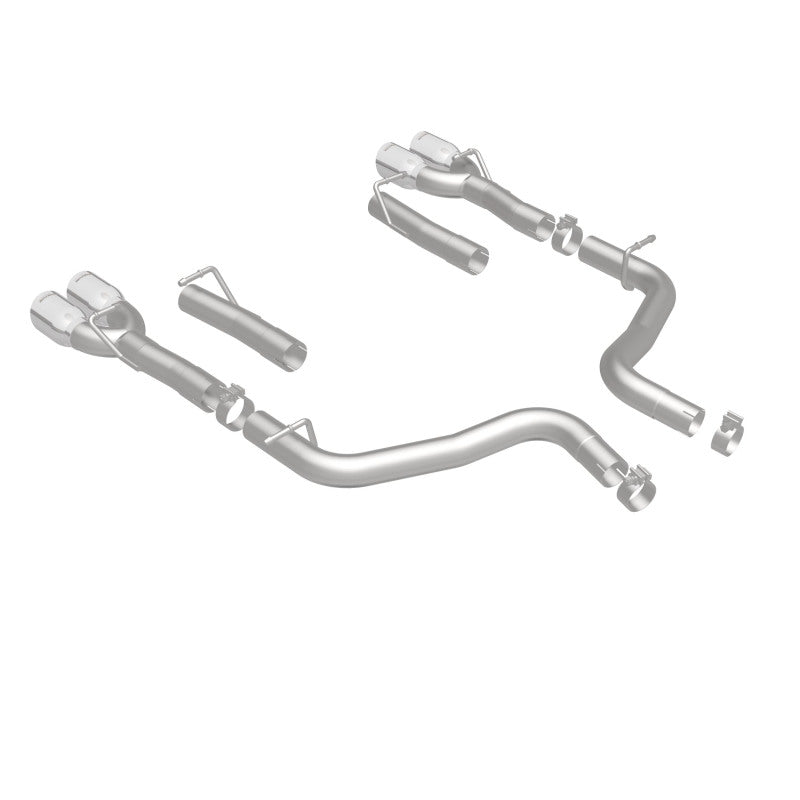 Magnaflow 19218 FITS: MagnaFlow Axle-Back, SS, 2.5in, Quad Split Rear 3.5in Tip 2015 Dodge Challenger 3.6L V6