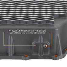 Load image into Gallery viewer, Mishimoto MMTP-F2D-11 FITS 2011+ Powerstroke 6R140 Transmission Pan - Cast - GR