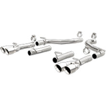 Load image into Gallery viewer, Magnaflow 19218 FITS: MagnaFlow Axle-Back, SS, 2.5in, Quad Split Rear 3.5in Tip 2015 Dodge Challenger 3.6L V6
