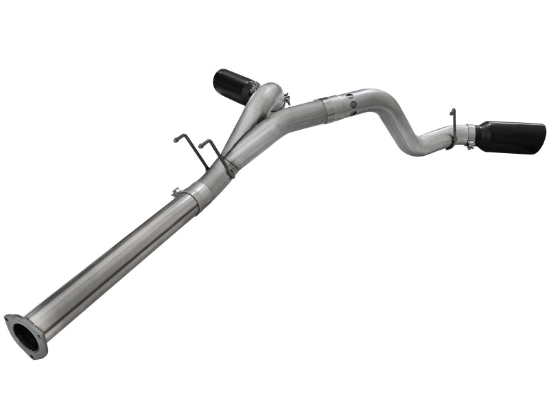 afe Large Bore-HD DPF-Back Exhaust System Ford Diesel Trucks 11-14 V8-6.7L (td)