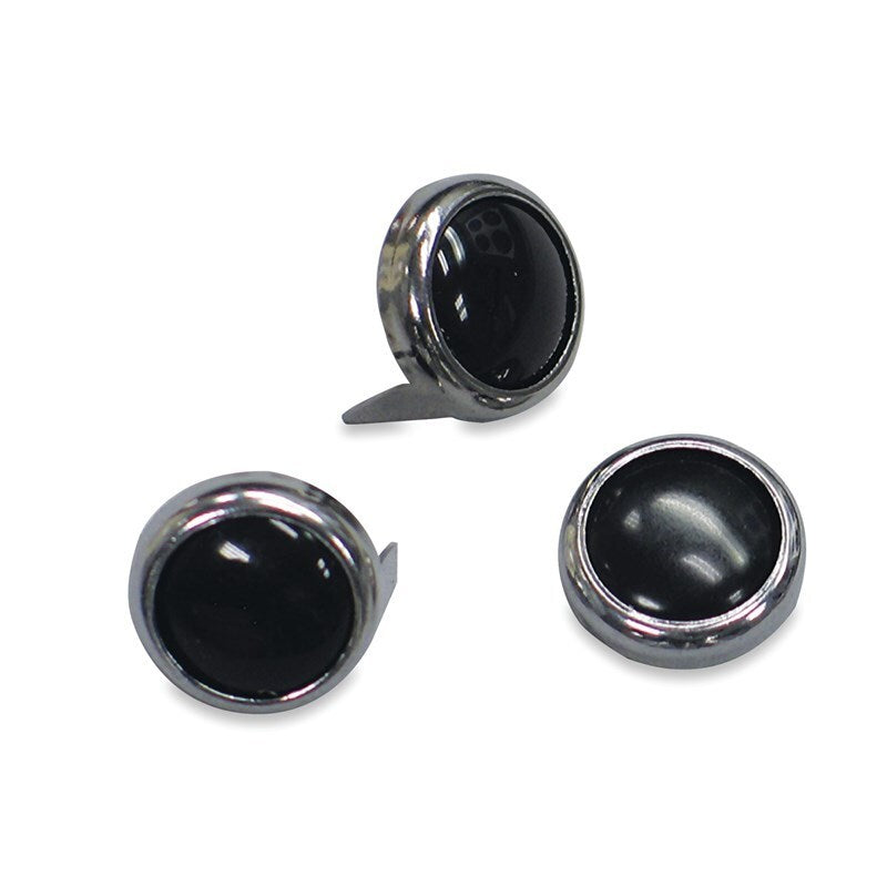 Mustang Black Studs 12.5mm (Bag of 10)