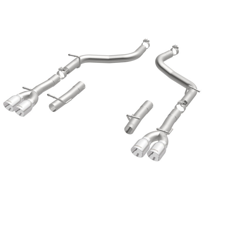Magnaflow 19218 FITS: MagnaFlow Axle-Back, SS, 2.5in, Quad Split Rear 3.5in Tip 2015 Dodge Challenger 3.6L V6