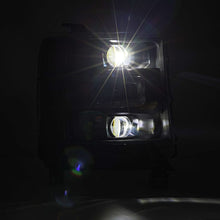 Load image into Gallery viewer, AlphaRex 880234 FITS 16-18 Chevy 1500HD LUXX LED Proj Headlights BK w/Seq Actvn Light / SeqSig (Req PN 810023)
