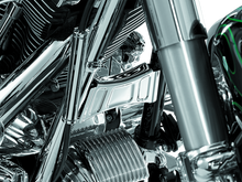 Load image into Gallery viewer, Kuryakyn Downtube Crossbrace Cover 99-13 Touring Chrome