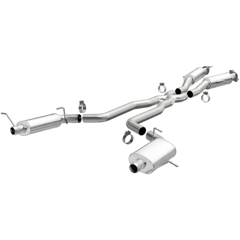 Magnaflow 15064 FITS: MagnaFlow 12 Jeep Grand Cherokee V8 6.4L Dual Split Rear Exit Stainless Cat Back Performance Exhaust