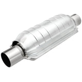Magnaflow 51305 FITS MagnaFlow Conv Univ 2.25in Inlet/Outlet Center/Center Round 11in Body L x 5.125in W x 15in Overall L