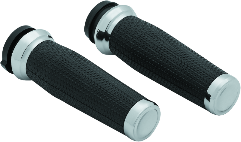 Kuryakyn Thresher Grips Thottle-By-Wire Chrome