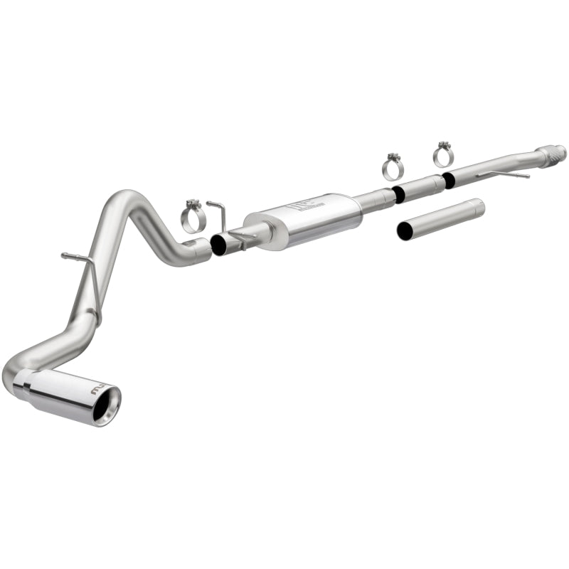 Magnaflow 19469 FITS: MagnaFlow 2019 Chevy Silverado 1500 V8 5.3L / V6 4.3L Street Series Cat-Back Exhaust w/ Polished Tip