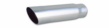 Load image into Gallery viewer, Vibrant 1561 FITS 3.5in Round SS Truck/SUV Exhaust Tip (Single Wall Angle Cut) - 3in inlet 11in long