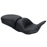 Mustang 08-21 Harley Electra Glide, Rd Glide, Rd King, Str Glide Lowdown Touring 1PC Seat - Black