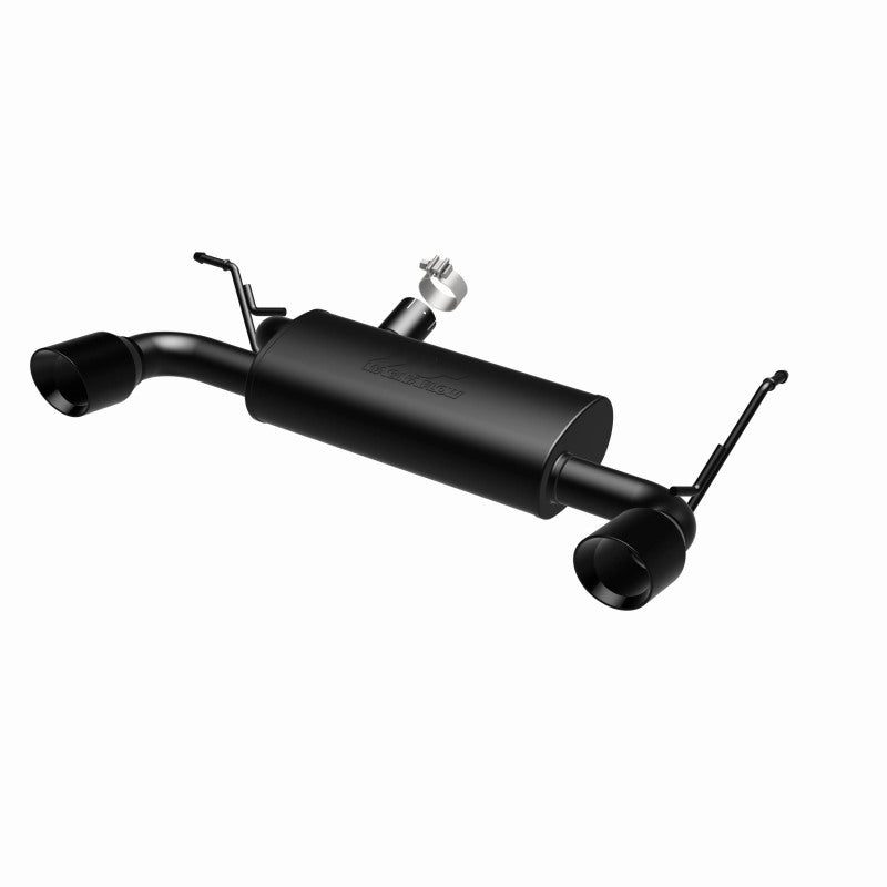 Magnaflow 15160 FITS: MagnaFlow 07-17 Jeep Wrangler JK 3.8/3.6L Dual Split Rear Exit Black Axle-Back Exhaust