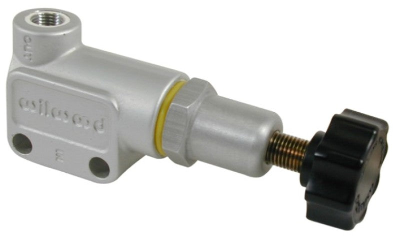 Wilwood 260-12627 FITS Proportioning Valve - Knob Adjust M10x1 BBF Inlet & Outlet
