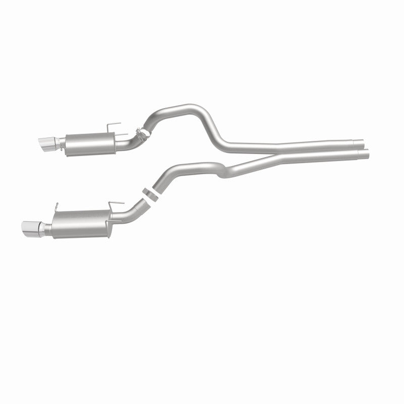 Magnaflow 15149 FITS: MagnaFlow 13 Ford Mustang Dual Split Rear Exit Stainless Cat Back Performance Exhaust (Street)