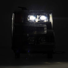 Load image into Gallery viewer, AlphaRex 880237 FITS 16-18 Chevy 1500HD NOVA-Series LED Proj Headlights BK w/Actv Lgt/SeqSig &amp; DRL (Req 810023)