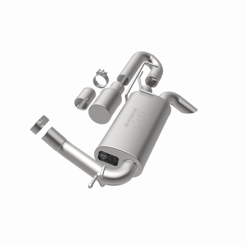 Magnaflow 19668 FITS: MagnaFlow 07-18 Jeep Wrangler JK Overland Series Axle-Back Exhaust System