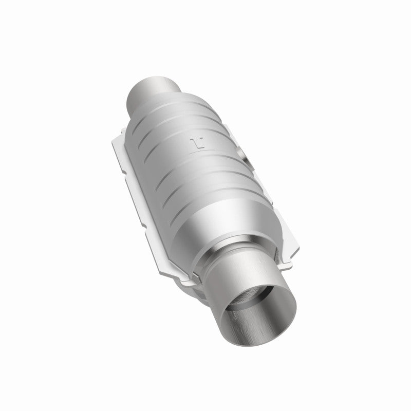 Magnaflow 51356 FITS MagnaFlow Conv Univ 2.5in Inlet/Outlet Center/Center Round 11in Body L x 5.125in W x 15in Overall L