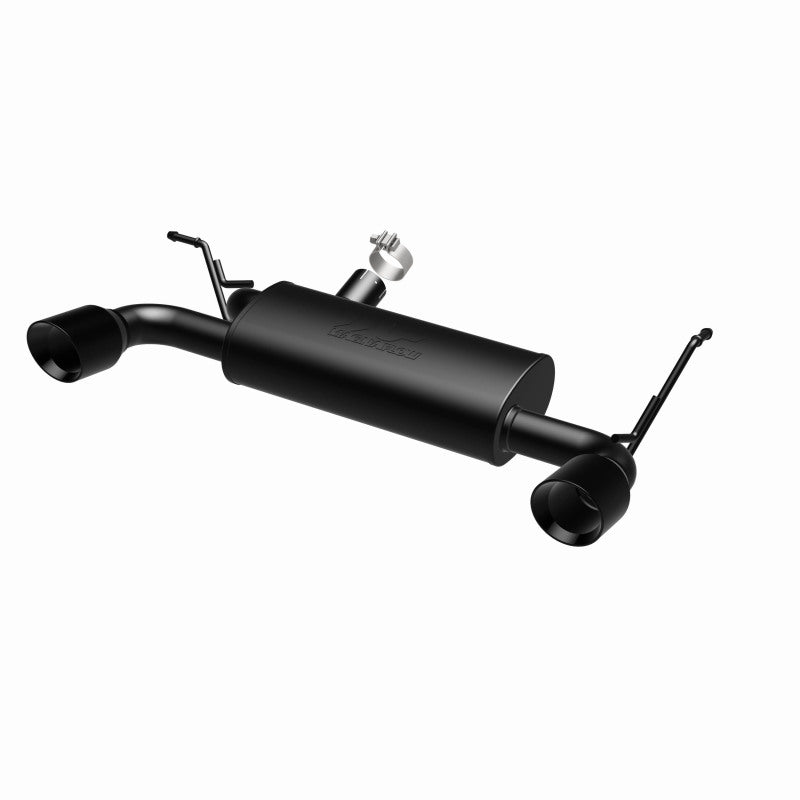 Magnaflow 15160 FITS: MagnaFlow 07-17 Jeep Wrangler JK 3.8/3.6L Dual Split Rear Exit Black Axle-Back Exhaust