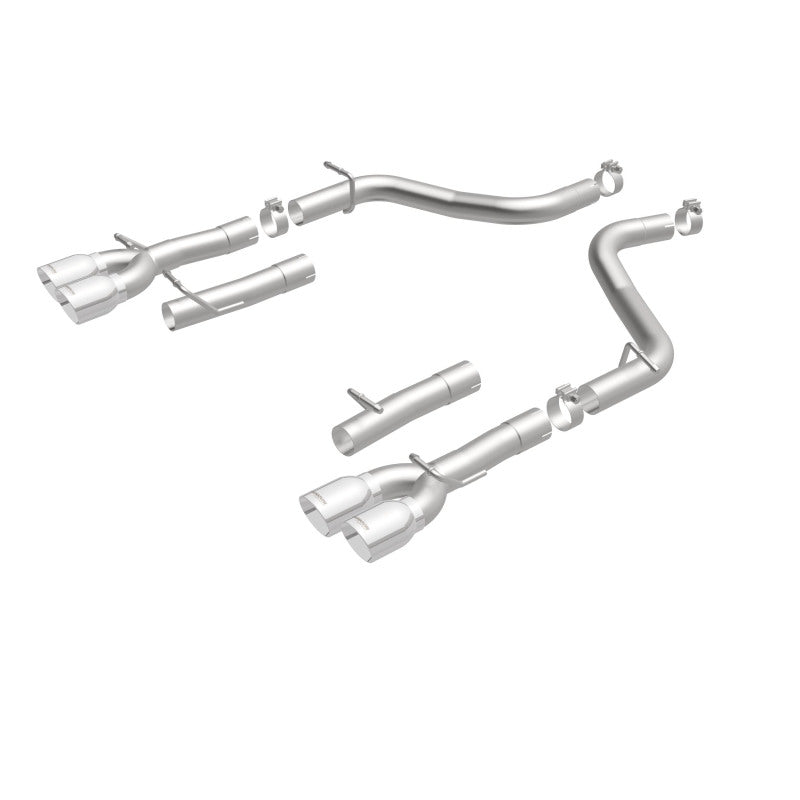 Magnaflow 19218 FITS: MagnaFlow Axle-Back, SS, 2.5in, Quad Split Rear 3.5in Tip 2015 Dodge Challenger 3.6L V6