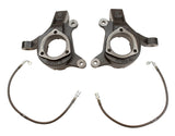 Maxtrac 701330BL FITS MaxTrac 07-16 GM C1500 2WD 3in Front Lift Spindles w/Extended DOT Compliant Brake Lines