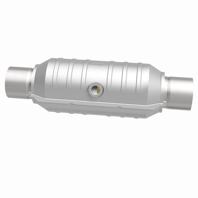 Magnaflow 51356 FITS MagnaFlow Conv Univ 2.5in Inlet/Outlet Center/Center Round 11in Body L x 5.125in W x 15in Overall L