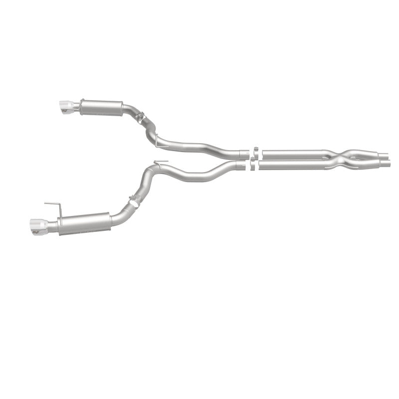 Magnaflow 19101 FITS: MagnaFlow Cat Back, SS, 3in, Competition, Dual Split Polished 4.5in Tips 2015 Ford Mustang GT V8 5.0