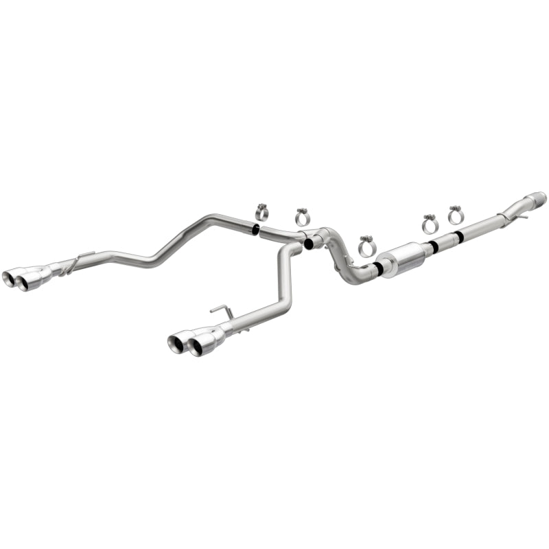 Magnaflow 19489 FITS: MagnaFlow 2019 Chevrolet Silverado 1500 Quad Exit Polished Stainless Cat-Back Exhaust