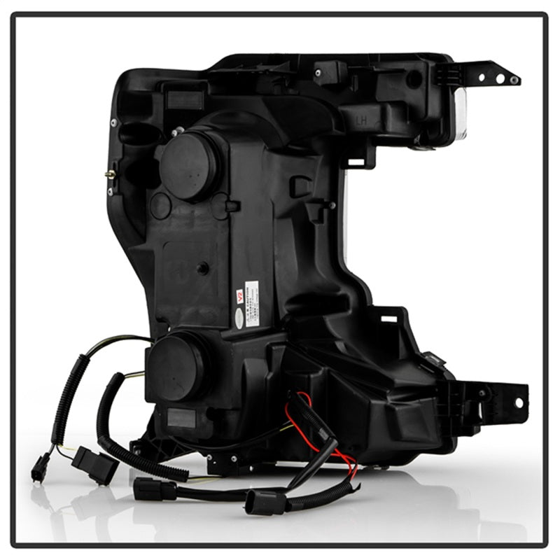 SPYDER 5088628 FITS Spyder Signature 20-22 Ford F250/F350 (Halogen) Proj. Headlights - Black (PRO-YD-FS20HALSI-SEQ-BK)