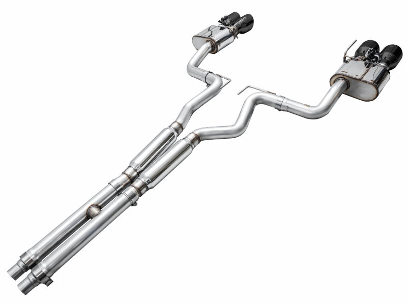 AWE Tuning 3025-43375 FITS AWE 2024 Ford Mustang Dark Horse S650 RWD SwitchPath Catback Exhaust w/ Quad Diamond Black Tips