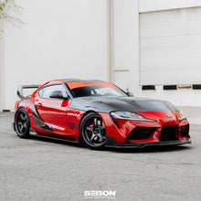 Load image into Gallery viewer, Seibon RS20TYSUP-TD FITS 2020 Toyota Supra TD-Style Carbon Fiber Rear Spoiler