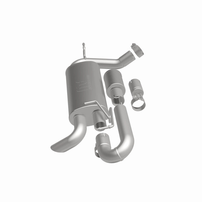 Magnaflow 19668 FITS: MagnaFlow 07-18 Jeep Wrangler JK Overland Series Axle-Back Exhaust System