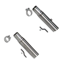 Load image into Gallery viewer, BBK 86-04 Mustang Cat Back Kit Varitune Mufflers Stainless Steel Tips