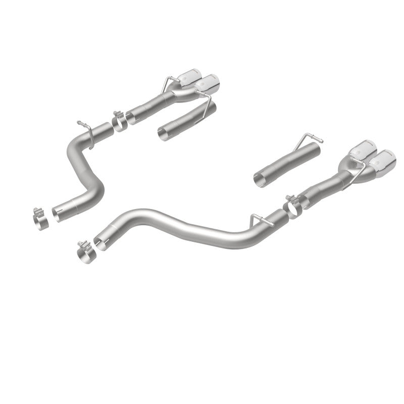 Magnaflow 19218 FITS: MagnaFlow Axle-Back, SS, 2.5in, Quad Split Rear 3.5in Tip 2015 Dodge Challenger 3.6L V6