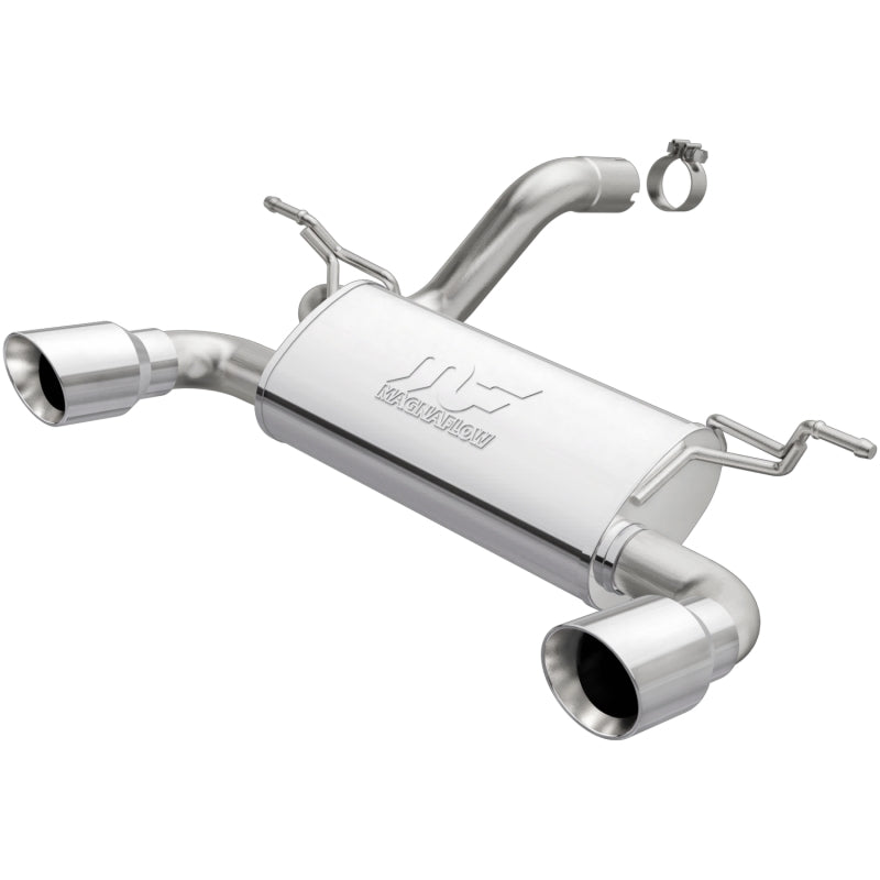 Magnaflow 19385 FITS 19385 FITS: MagnaFlow 2018+ Jeep Wrangler 3.6L Dual Polished Tip Axle-Back Exhaust