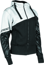 Load image into Gallery viewer, Speed and Strength Cat Outa Hell Hoody White/Black Womens - XS