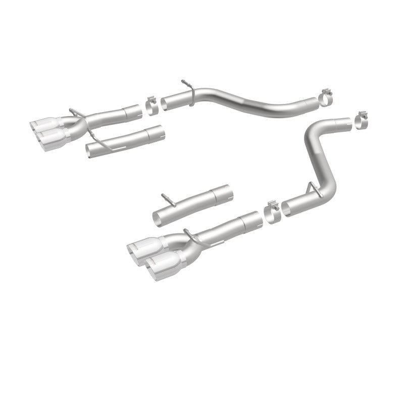 Magnaflow 19218 FITS: MagnaFlow Axle-Back, SS, 2.5in, Quad Split Rear 3.5in Tip 2015 Dodge Challenger 3.6L V6