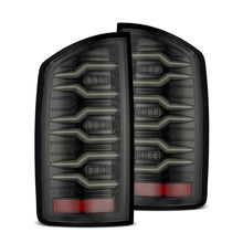 Load image into Gallery viewer, AlphaRex 641050 FITS 07-08 Dodge Ram1500/07-09 Dodge Ram 2500+3500 Luxx-Series LED Tail Lights(Pair) Alpha Black