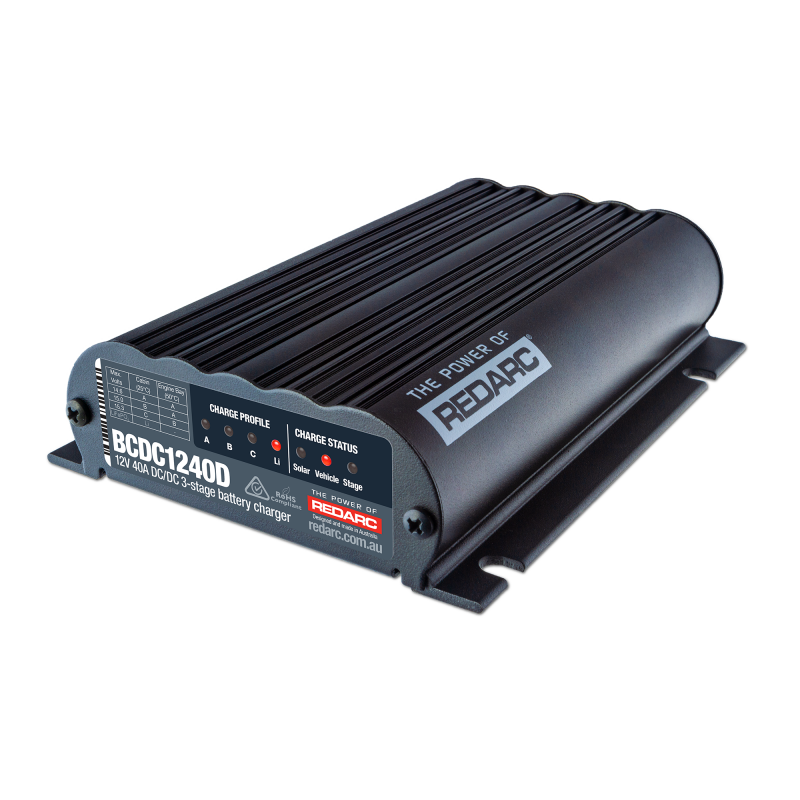 REDARC DC/DC Dual Input In-Vehicle Battery Charger - 12V 40A