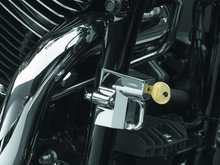 Load image into Gallery viewer, Kuryakyn Universal Helmet Lock 1-1/4in-1-1/2in Mount Chrome