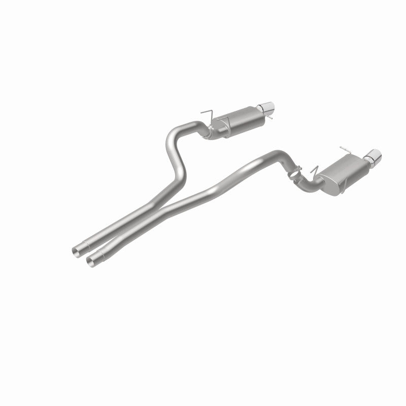 Magnaflow 15149 FITS: MagnaFlow 13 Ford Mustang Dual Split Rear Exit Stainless Cat Back Performance Exhaust (Street)