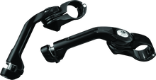 Load image into Gallery viewer, Kuryakyn Tourtech 6in Back Arms With 1-1/4in Clamps Without Pegs Black