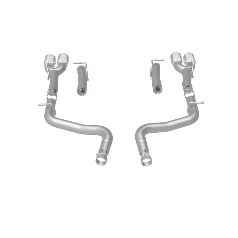 Magnaflow 19218 FITS: MagnaFlow Axle-Back, SS, 2.5in, Quad Split Rear 3.5in Tip 2015 Dodge Challenger 3.6L V6