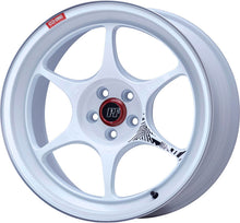 Load image into Gallery viewer, Enkei 545-875-4448WM - PF06 18x7.5in 5x112 BP 48mm Offset 75mm Bore White Machined Wheel